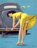 Pin-up art by Art Frahm
