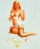 Pin-up art by Ted Withers